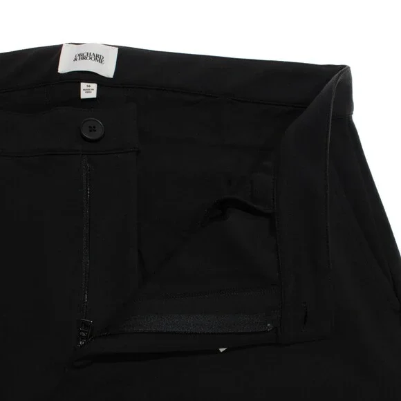Orchard & Broome NWT Delancey Stretch Knit Pants / Chinos Size 36 US in Black